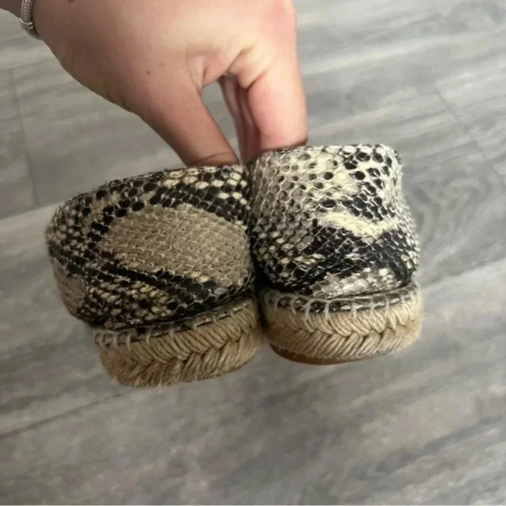 Diane Von Furstenberg Cairo Snakeskin Espadrille